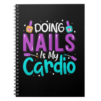 Nägel zu machen ist mein Cardio Notizblock
