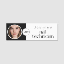Nageldesigner Professionelles Foto Qr Schwarz Weiß