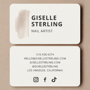 Nageldesigner  visitenkarte