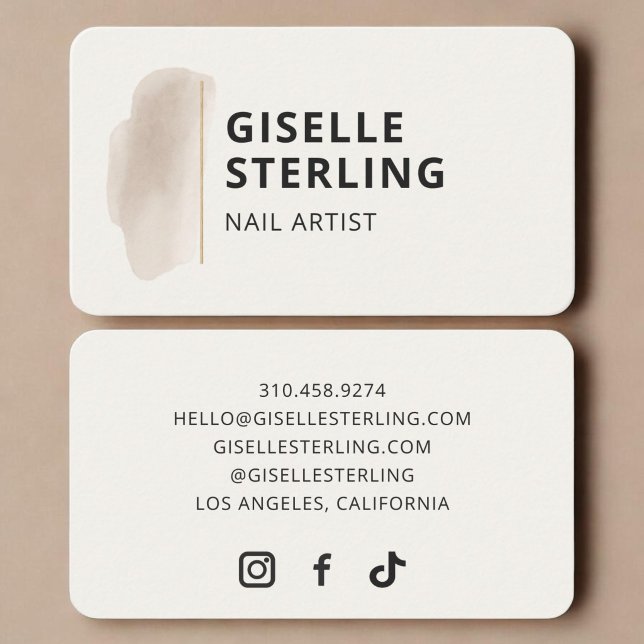 Nageldesigner  visitenkarte (Von Creator hochgeladen)