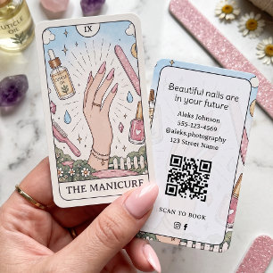 Nagelkünstler Celestial Tarot Visitenkarte