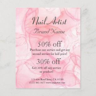 Nagelkünstlerischer Personalisierter Flyer