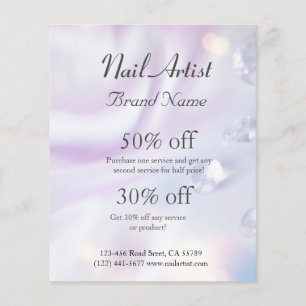 Nagelkünstlerischer Personalisierter Flyer