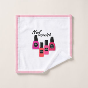 Nagellack Badhandtuch Set