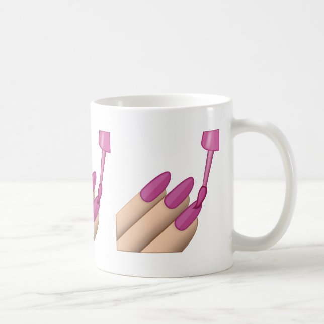 Nagellack Emoji Tasse (Rechts)