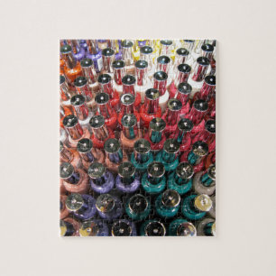 Nagellack-Flaschen Puzzle