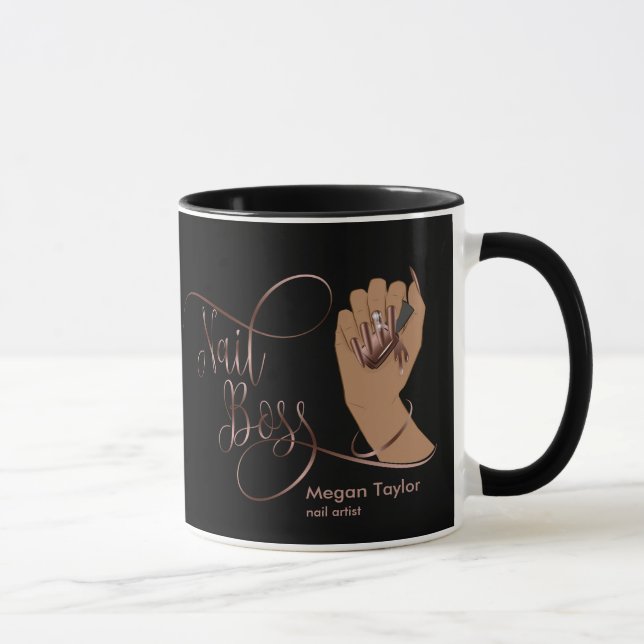 Nagellack, Geschenk für Nageltechniker Tasse (Rechts)