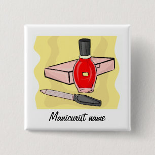Nagellack/Manikürist Button