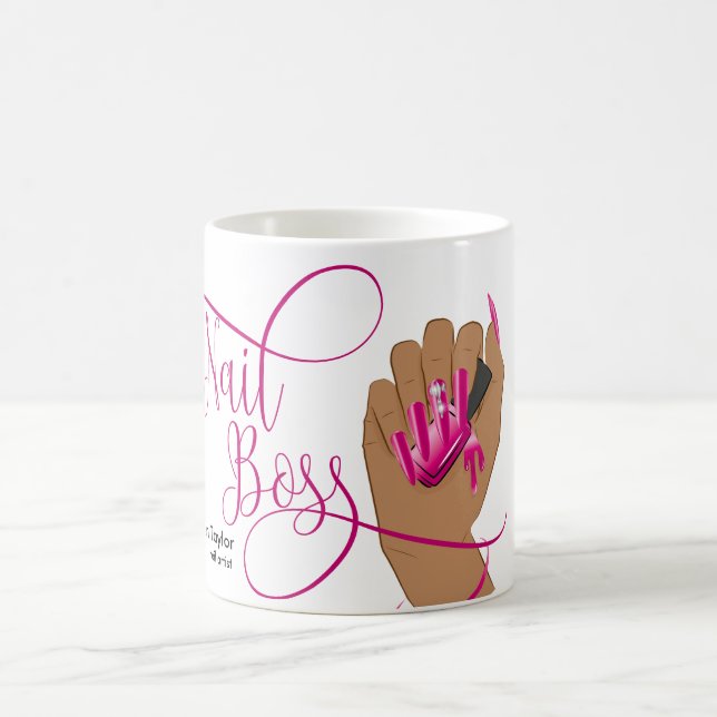 Nagellack, Nageltechniker, lange Nägel, Maniküre Kaffeetasse (Mittel)
