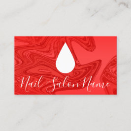 Nagellack Swirbelstanzkarte Treuekarte