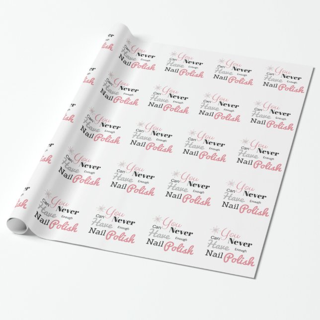 Nagellackliebhaber Geschenkpapier (Ungerollt)