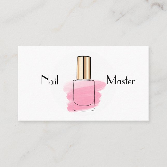 Nagelmeister Visitenkarte (Vorderseite)