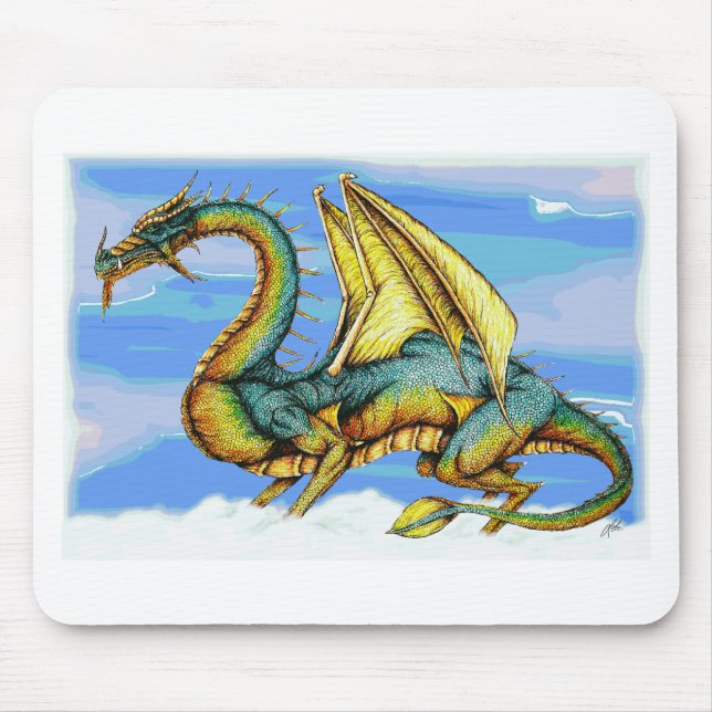 Nageln Sie den Wolken-Wanderer fest Mousepad (Vorne)