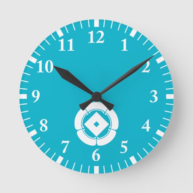 Nagelpuller Runde Wanduhr (Vorderseite)