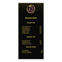 Nagelsalon Maniküre Moderne Schwarze Gold Preislis