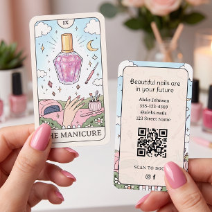 Nagelstudio Lilac Celestial Tarot Visitenkarte