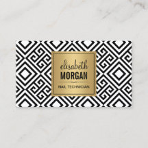 Nageltechniker - Abstraktes Muster aus klassischem