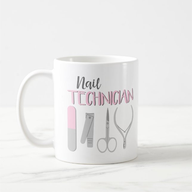 Nageltechniker Kaffeetasse (Links)