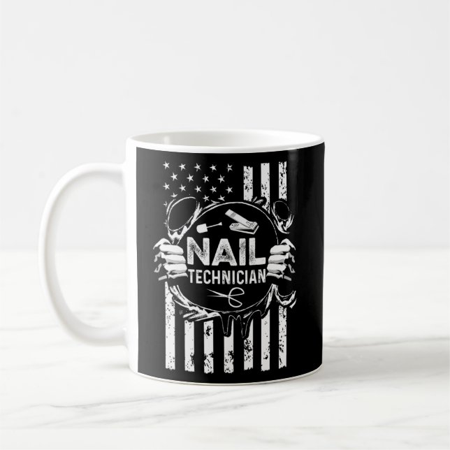 Nageltechniker Nail Tech Künstlermanikurin 8 Kaffeetasse (Links)