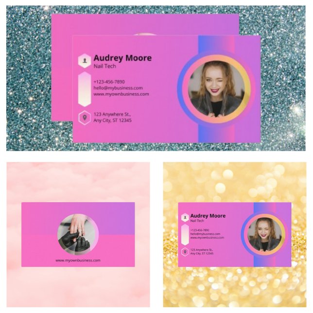 Nageltechniker Visitenkarte (Nail Technician Business Card)