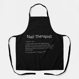 Nageltherapeut Definition Nail Tech Nail Schürze