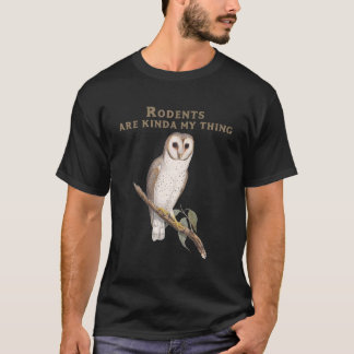 Nagetiere sind Kinda mein Ding White Masked Ghost T-Shirt