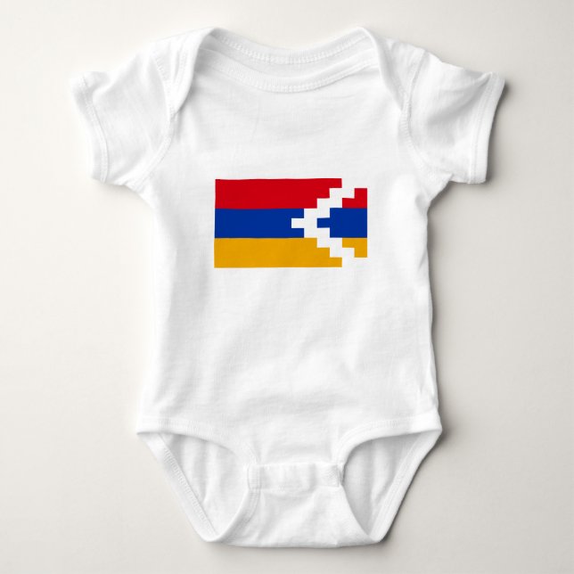 Nagorno Karabakh Flag Baby Strampler (Vorderseite)