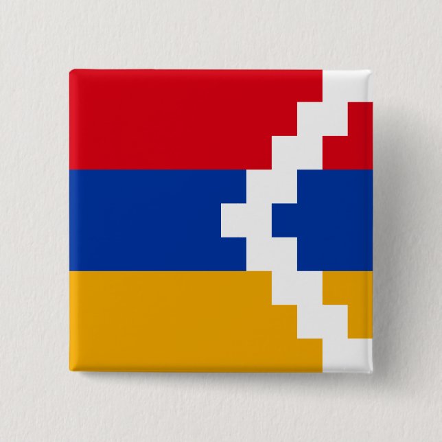 Nagorno Karabakh Flag Button (Vorderseite)