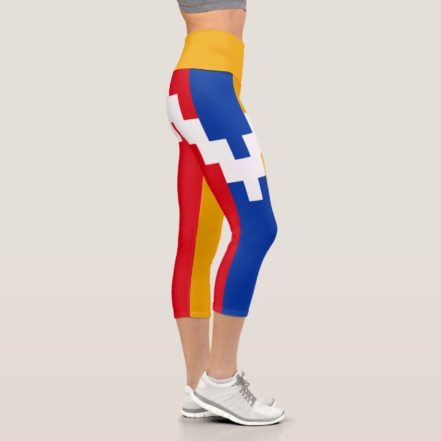 Nagorno Karabakh Flag Capri Leggings (Rechts)