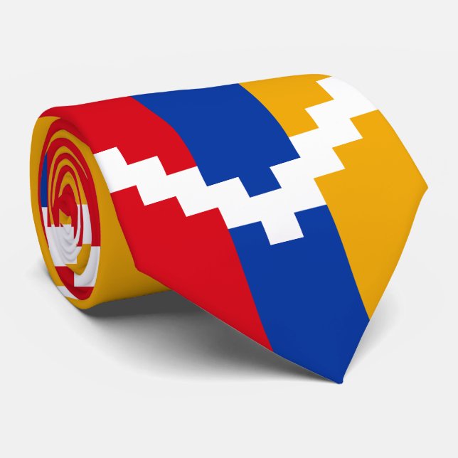Nagorno Karabakh Flag Krawatte (Gerollt)