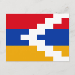 Nagorno Karabakh Flag Postkarte