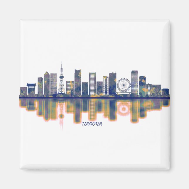 Nagoya Skyline Magnet (Vorne)