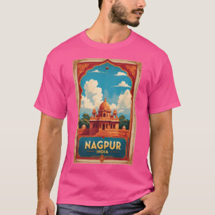 Nagpur India Vintage Reisen Tourismus T-Shirt