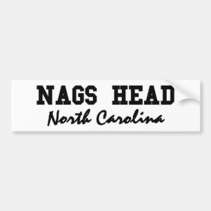 Nags-HauptNorth Carolina Autoaufkleber