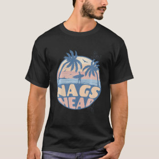 Nags Head North Carolina Beach Surf Sommerurlaub T-Shirt