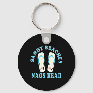 Nags Head Vacation Sandstrände I Herz Dreh Flop Schlüsselanhänger