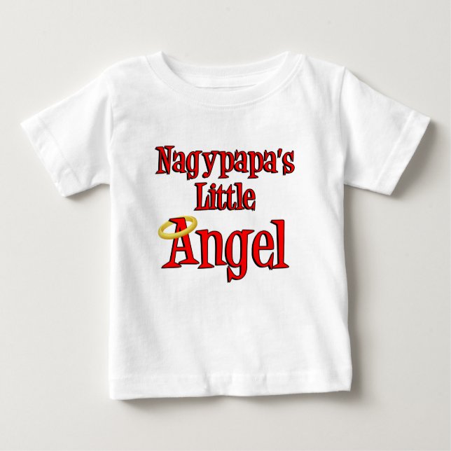 Nagypapas kleiner Engel Baby T-shirt (Vorderseite)