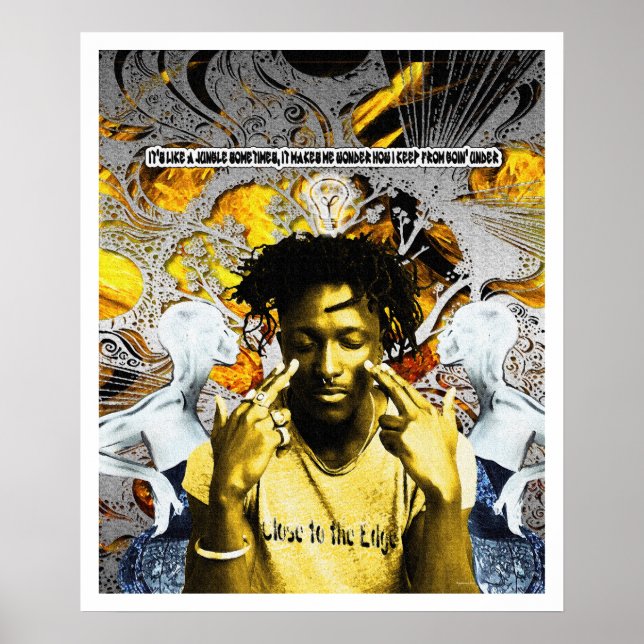 Nah an der Kante Poster (Vorne)