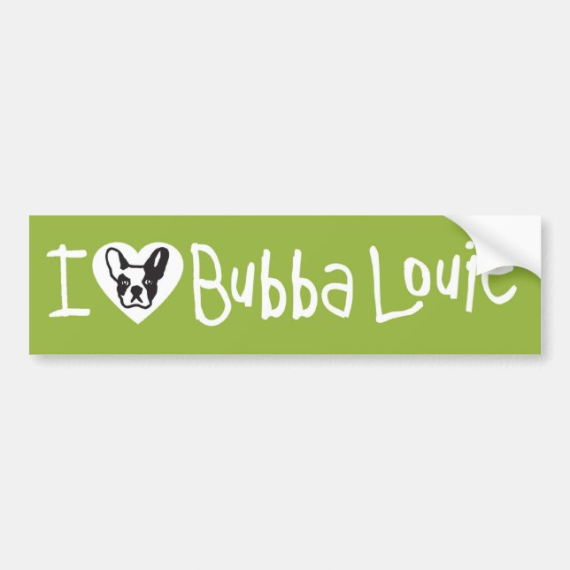 Nah an Ihrem Herz Bubba Autoaufkleber (Vorne)