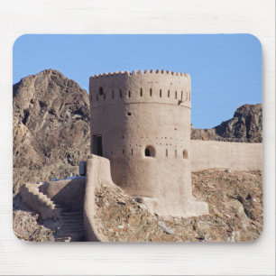 Nah auf einem Uhrturm in der alten Muscat - Muscat Mousepad