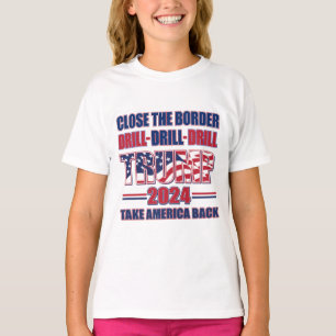 Nah die Bohrung für die Grenzbohrer T-Shirt