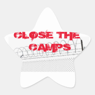 NAH DIE CAMPS STAR-STICKER Stern-Aufkleber