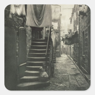 Nah Nr. 193, 17-27 High Street, Glasgow, von 'O Quadratischer Aufkleber