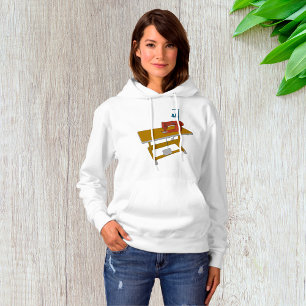 Näh-Tisch und Maschine Hoodie
