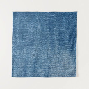 Nah-up Blue Denim Jeans Textur Wandteppich