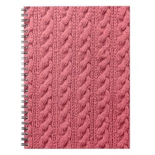 Nah-up der Muster der Pullover-Textur. Notizblock