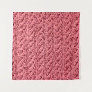 Nah-up der Muster der Pullover-Textur. Wandteppich