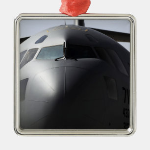 Nah-up der Vorderseite eines C-17-Globemaster III Ornament Aus Metall