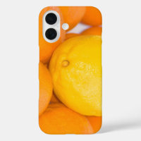 Nah-Up-Foto von Orange und Lemon Citrus Fruit