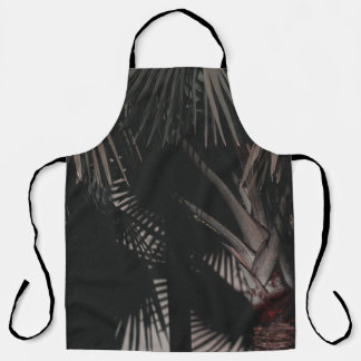 NAH-UP-FOTOGRAFIE DES GRÜNGELEITETEN PALMS SCHÜRZE